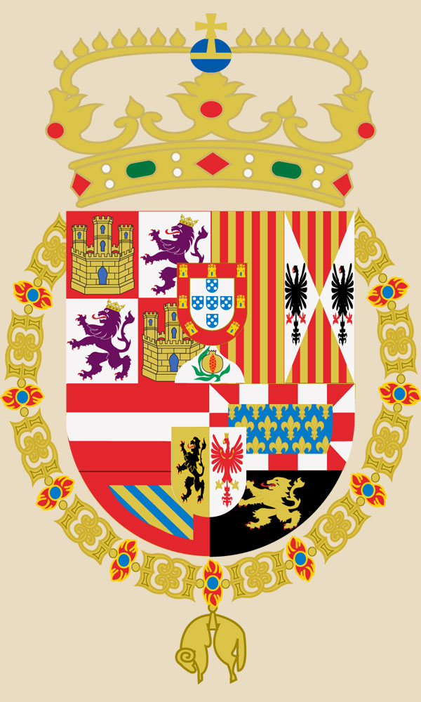 Эмблема короля Филиппа II Габсбурга Испанского