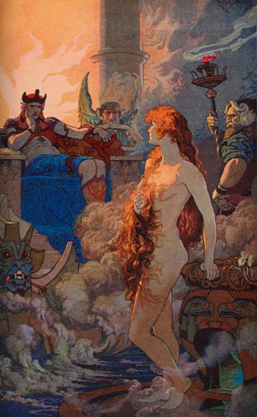 Богиня Иштар в аду