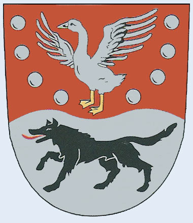 Гусь на гербе округа Пригниц