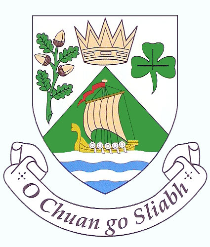 Герб с клевером ирландской провинции Ретдаун