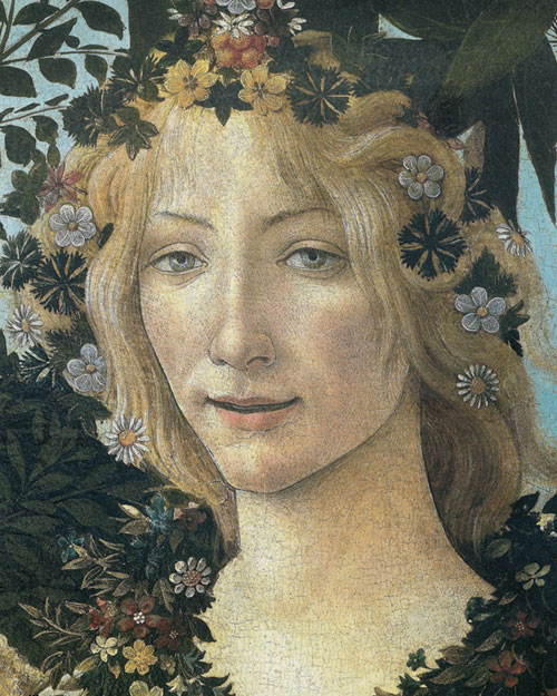 Весна Флора Фрагмент картины Боттичелли