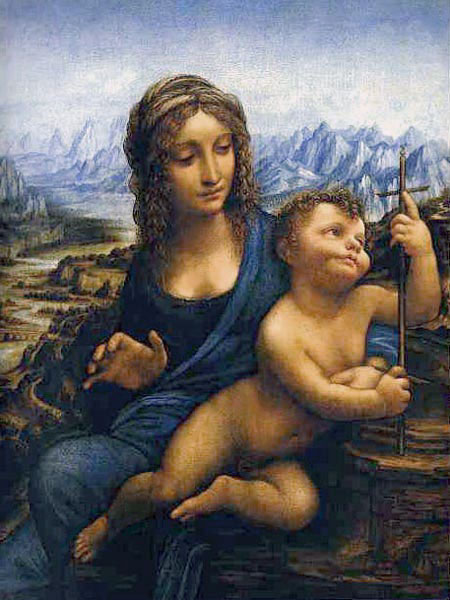 Дева Мария с прялкой